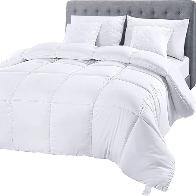 Utopia Bedding Comforter Duvet Insert – Quilted Comforter with Corner Tabs – Box Stitched Down